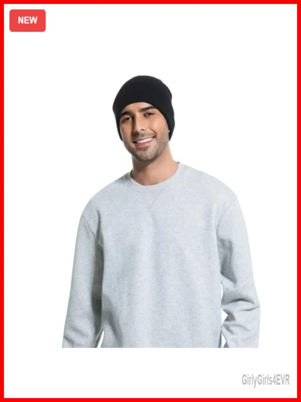 Warm Winter Beanie Windproof Thick Knitted Cuffed Unisex Skull Cap